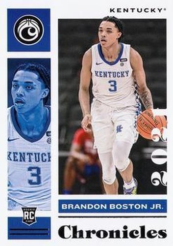 #25 Brandon Boston Jr. - Kentucky Wildcats - 2021 Panini Chronicles Draft Picks Basketball