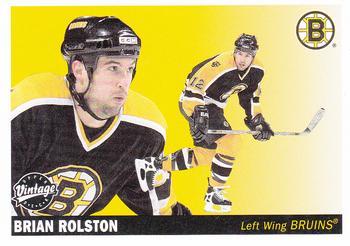 #25 Brian Rolston - Boston Bruins - 2002-03 Upper Deck Vintage Hockey