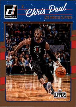 #25 Chris Paul - Los Angeles Clippers - 2016-17 Donruss Basketball