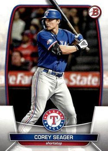 #25 Corey Seager - Texas Rangers - 2023 Bowman Baseball