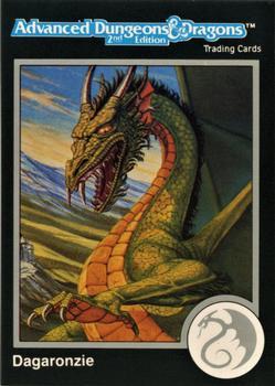 #25 Dagaronzie, Green Dragon - 1991 TSR Advanced Dungeons & Dragons - Silver