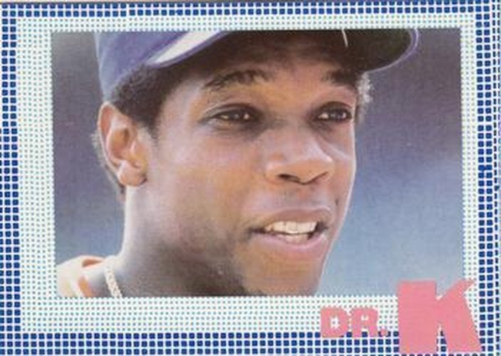 #25 Dwight Gooden - New York Mets - 1985 Renata Galasso Dwight Gooden Dr. K Baseball