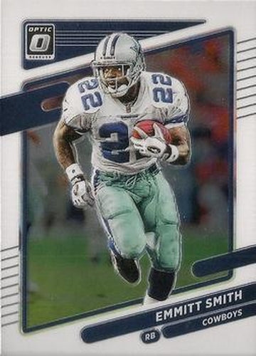 #25 Emmitt Smith - Dallas Cowboys - 2021 Donruss Optic Football