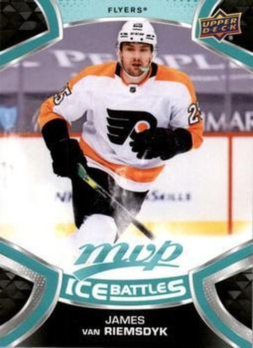 #25 James van Riemsdyk - Philadelphia Flyers - 2021-22 Upper Deck MVP - Ice Battles Hockey
