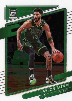 #25 Jayson Tatum - Boston Celtics - 2021-22 Donruss Optic Basketball