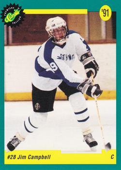 #25 Jim Campbell - Montreal Canadiens - 1991 Classic Draft Picks Hockey
