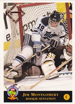 #25 Jim Montgomery - Maine Black Bears - 1994 Classic Pro Hockey Prospects Hockey
