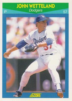 #25 John Wetteland - Los Angeles Dodgers - 1990 Score Rising Stars Baseball