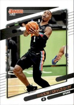 #25 Lonnie Walker IV - San Antonio Spurs - 2021-22 Donruss Basketball