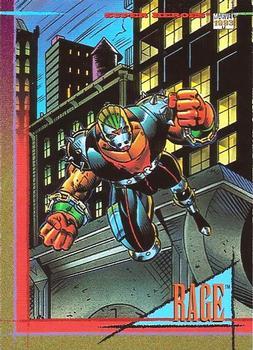 #25 Rage - 1993 SkyBox Marvel Universe