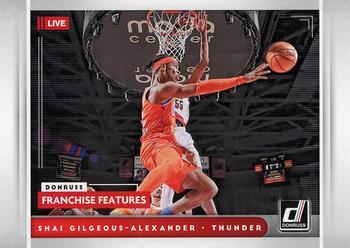 #25 Shai Gilgeous-Alexander - Oklahoma City Thunder - 2021-22 Donruss - Franchise Features Basketball