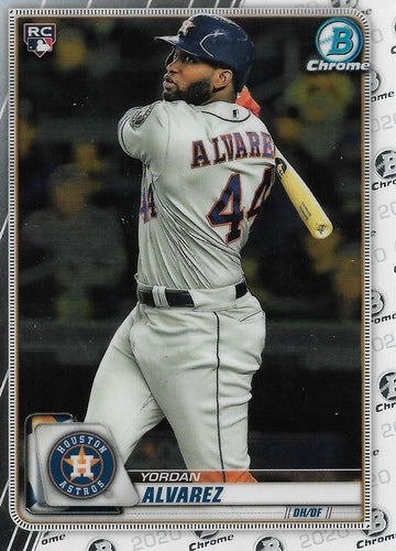 #25 Yordan Alvarez - Houston Astros - 2020 Bowman Chrome Baseball