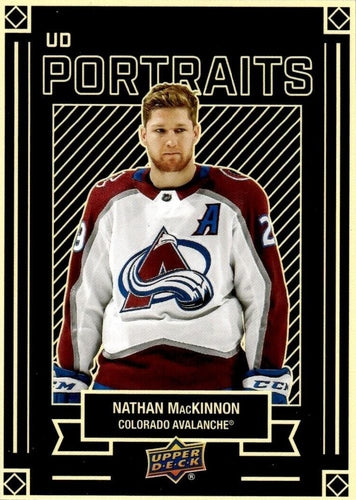 #P-25 Nathan MacKinnon - Colorado Avalanche - 2022-23 Upper Deck - UD Portraits Hockey