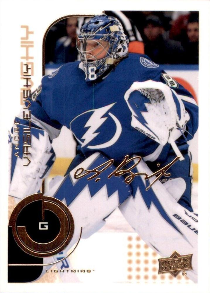#25 Andrei Vasilevskiy - Tampa Bay Lightning - 2022-23 Upper Deck MVP - 20th Anniversary Hockey