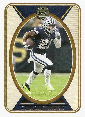 #25 Ezekiel Elliott - Dallas Cowboys - 2022 Panini Legacy Football