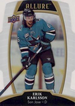 #25 Erik Karlsson - San Jose Sharks - 2019-20 Upper Deck Allure - White Rainbow Hockey
