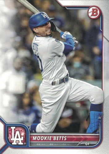 #25 Mookie Betts - Los Angeles Dodgers - 2022 Bowman Baseball