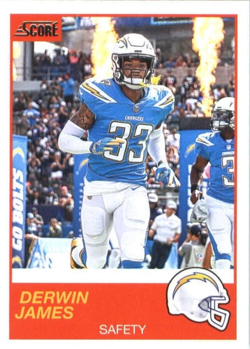 #25 Derwin James - Los Angeles Chargers - 2019 Score Football