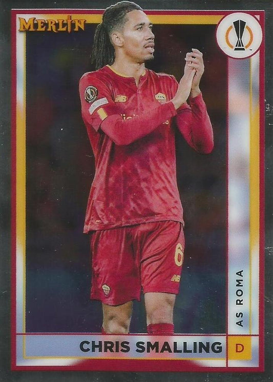 #25 Chris Smalling - Roma - 2022-23 Merlin Chrome UEFA Club Competitions Soccer