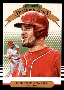 #25 Eugenio Suarez - Cincinnati Reds - 2019 Donruss Baseball