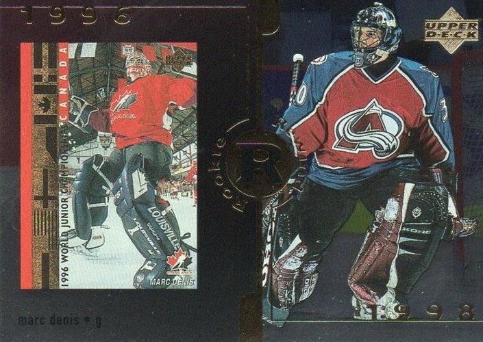 #25 Marc Denis - Colorado Avalanche - 1998-99 Upper Deck Gold Reserve Hockey