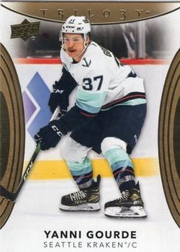 #25 Yanni Gourde - Seattle Kraken - 2022-23 Upper Deck Trilogy Hockey