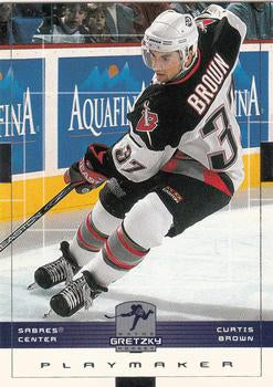 #25 Curtis Brown - Buffalo Sabres - 1999-00 Upper Deck Wayne Gretzky Hockey