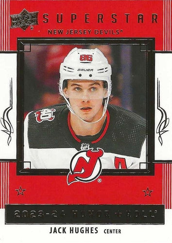 #HR-25 Jack Hughes - New Jersey Devils - 2023-24 Upper Deck - Honor Roll Hockey