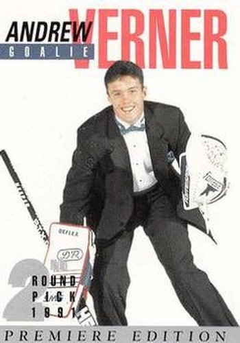 #25 Andrew Verner - 1991 Arena Draft Picks Hockey