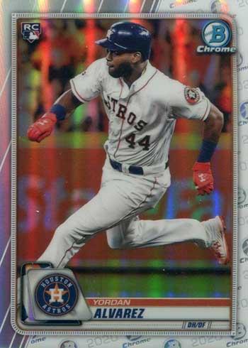 #25b Yordan Alvarez - Houston Astros - 2020 Bowman Chrome Baseball
