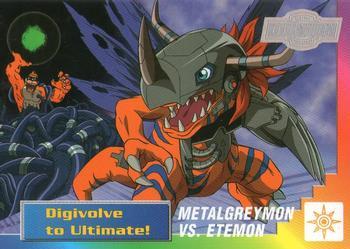 #25of32 MetalGreymon vs. Etemon - 2000 Upper Deck Digimon Series 2