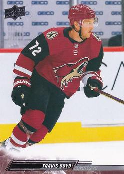 #260 Travis Boyd - Arizona Coyotes - 2022-23 Upper Deck Hockey
