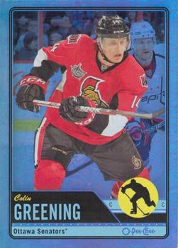 #260 Colin Greening - Ottawa Senators - 2012-13 O-Pee-Chee - Rainbow Hockey