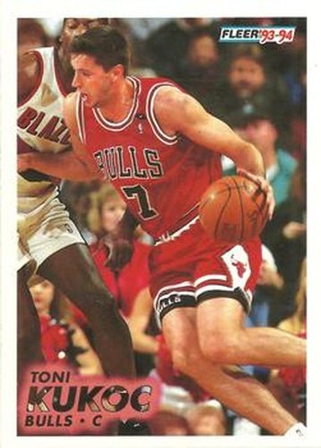 #260 Toni Kukoc - Chicago Bulls - 1993-94 Fleer Basketball