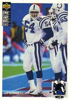 #260 Jeff Herrod - Indianapolis Colts - 1994 Collector's Choice Football