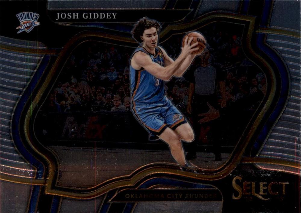 #260 Josh Giddey - Oklahoma City Thunder - 2022-23 Panini Select Basketball