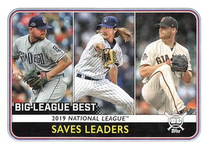 #260 Kirby Yates / Josh Hader / Will Smith - San Diego Padres / Milwaukee Brewers / San Francisco Giants - 2020 Topps Big League Baseball