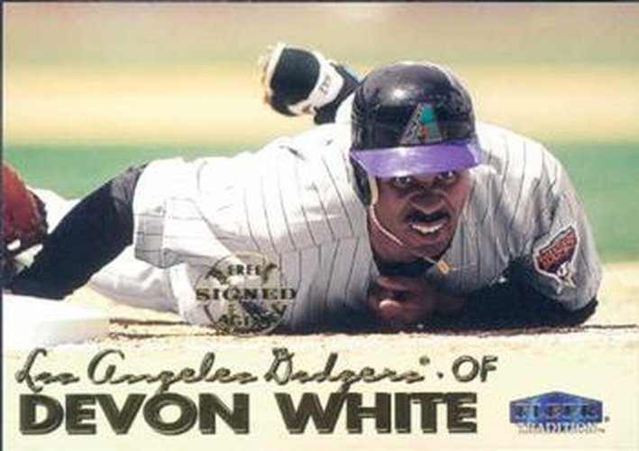 #260 Devon White - Los Angeles Dodgers - 1999 Fleer Tradition Baseball