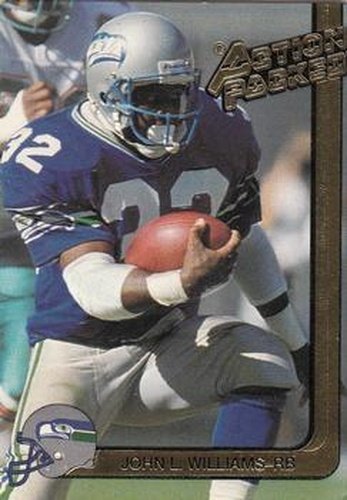 #260 John L. Williams - Seattle Seahawks - 1991 Action Packed Football