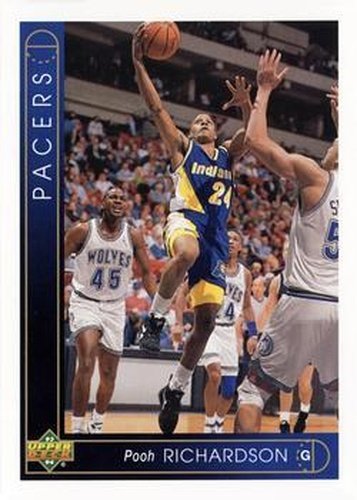 #260 Pooh Richardson - Indiana Pacers - 1993-94 Upper Deck Basketball