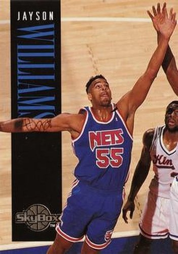 #260 Jayson Williams - New Jersey Nets - 1994-95 SkyBox Premium Basketball
