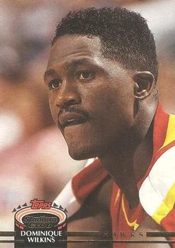#260 Dominique Wilkins - Atlanta Hawks - 1992-93 Stadium Club Basketball