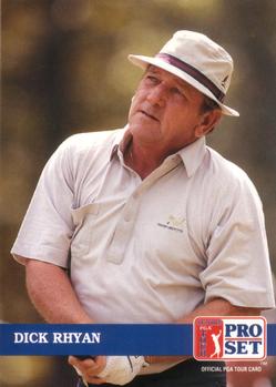 #260 Dick Rhyan - 1992 Pro Set PGA Tour Golf