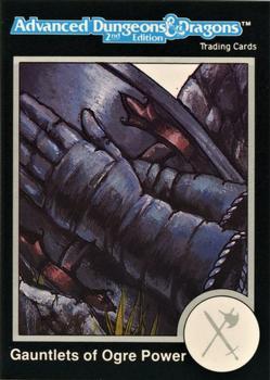 #260 Gauntlets of Ogre Power - 1991 TSR Advanced Dungeons & Dragons - Silver
