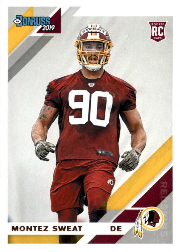 #260 Montez Sweat - Washington Redskins - 2019 Donruss Football