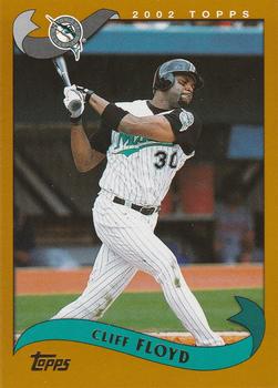 #260 Cliff Floyd - Florida Marlins - 2002 Topps Baseball
