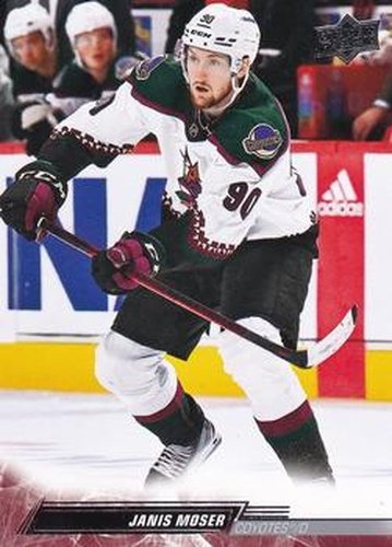 #261 Janis Moser - Arizona Coyotes - 2022-23 Upper Deck Hockey
