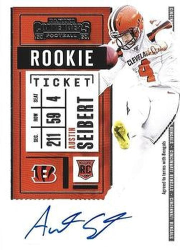 #261 Austin Seibert - Cincinnati Bengals - 2020 Panini Contenders Football