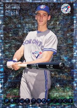 #261 Shawn Green - Toronto Blue Jays - 1995 Bowman Baseball