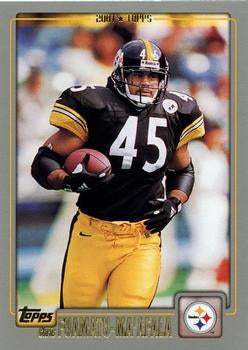 #261 Chris Fuamatu-Ma'afala - Pittsburgh Steelers - 2001 Topps Football